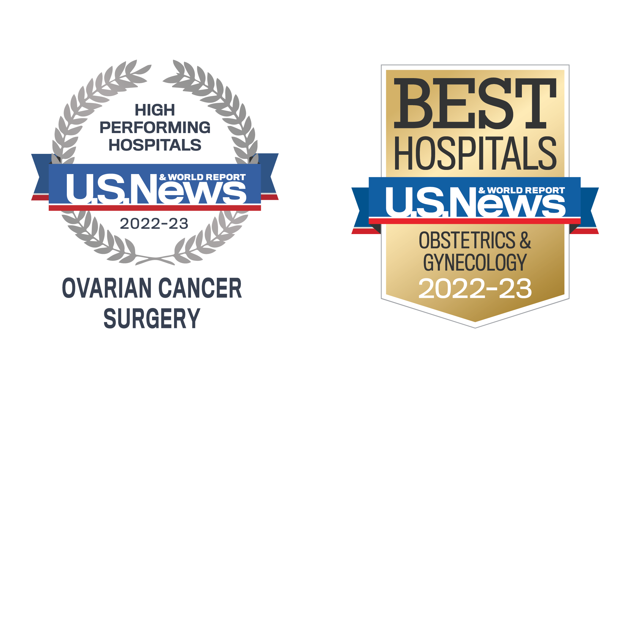 OBGYN Ranked No. 16 & High Performing in Ovarian Cancer Surgery in 2022-23 U.S. News & World Report rankings