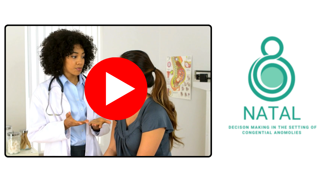 Screenshot with play button, NATAL Decision Making in the Setting of Congenital Anomalies